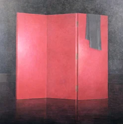Red Screen, 2005 (akryl på duk)